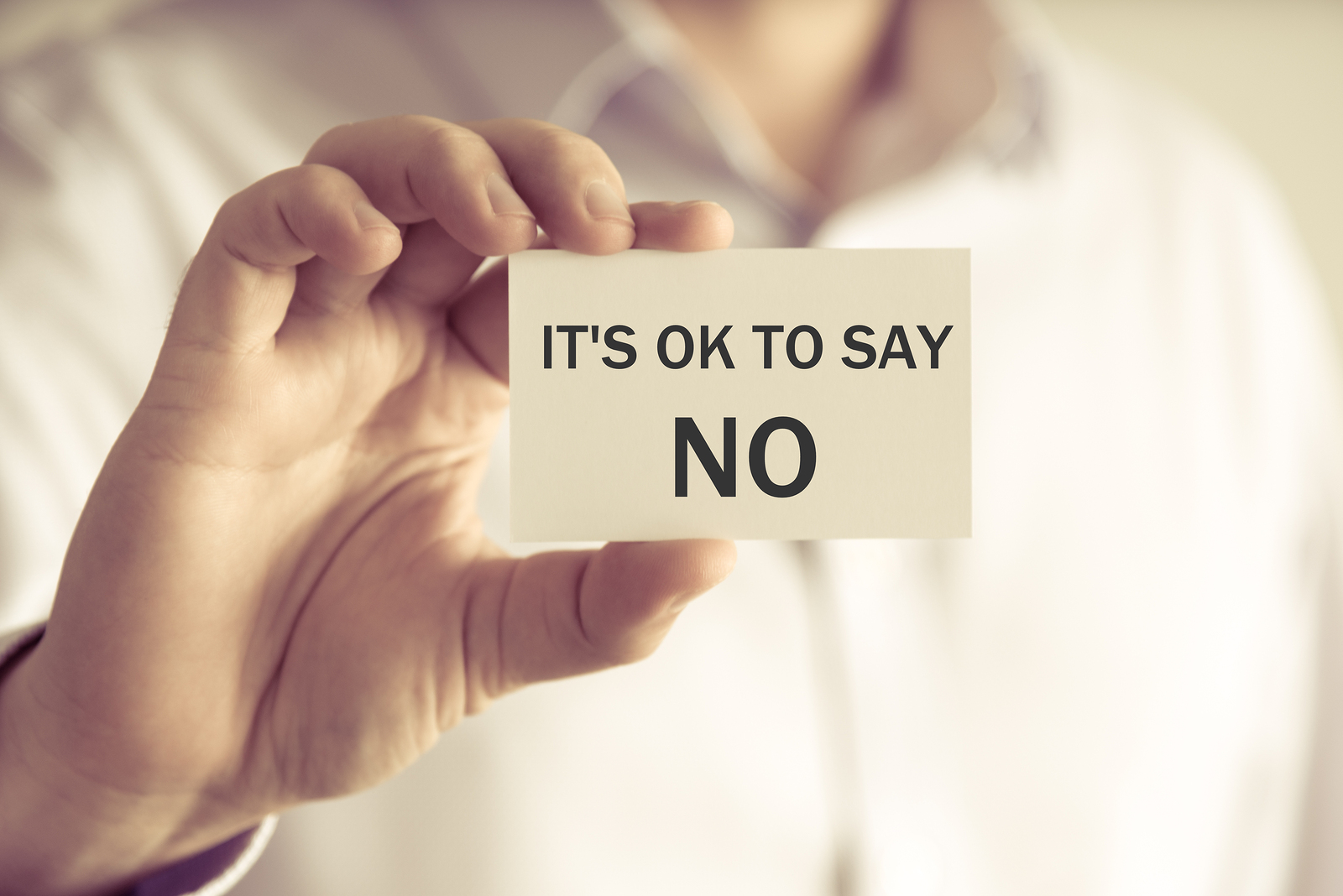 The Surprising Difficulty of Saying No